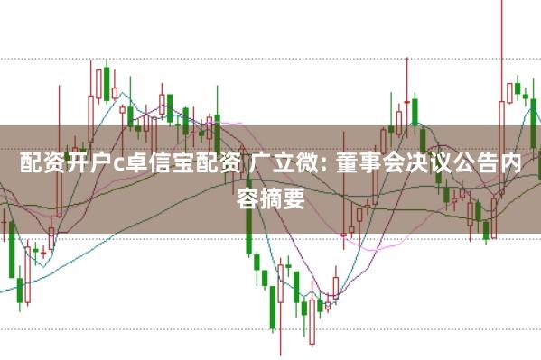 配资开户c卓信宝配资 广立微: 董事会决议公告内容摘要